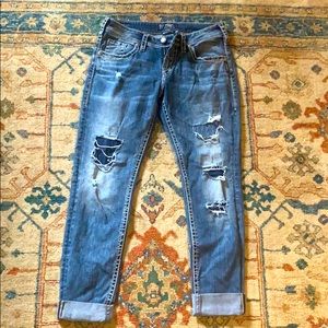 Women’s boyfriend Silver Jeans W25/L29